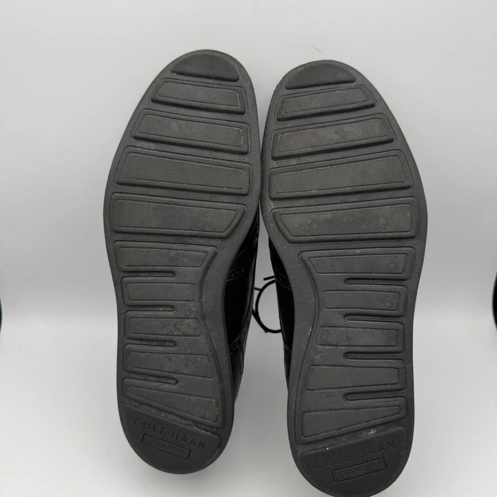 Cole Haan Grand Evolution Wingtip Oxford Men's 9M Leather‎ Dress Shoes Black